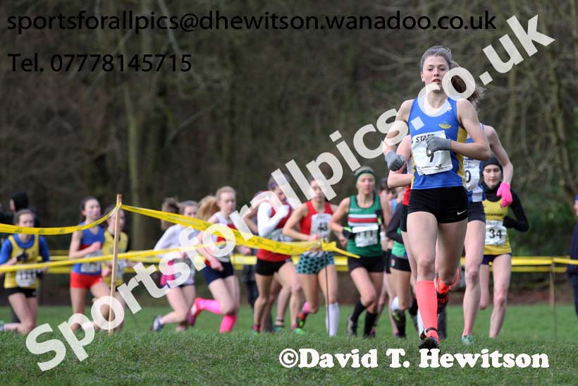 Womens under-17 Northern Cross Country Champs., Witton Park, Blackburn. Photo: David T. Hewitson/Sports for All Pics